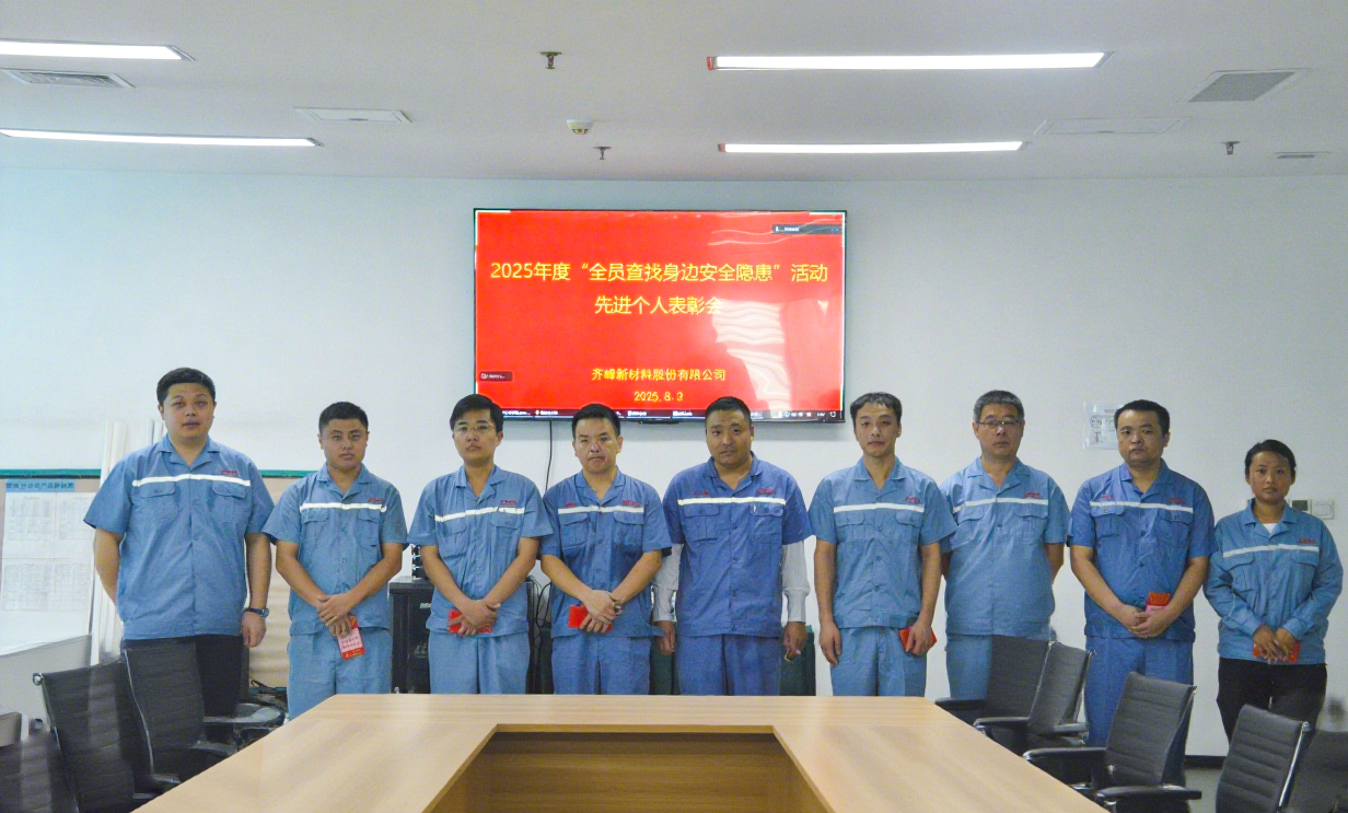 人人查隐患 安全靠大家 ——公司表彰“全员查隐患”活动先进个人